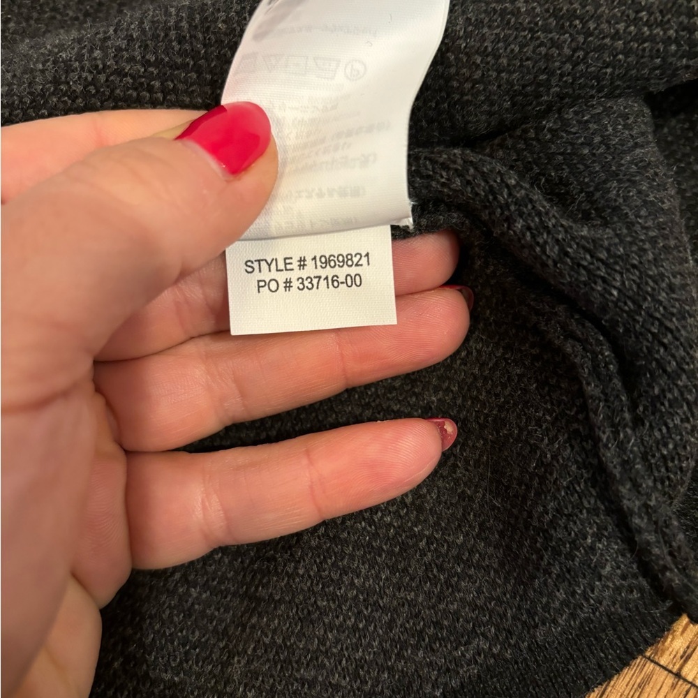 Prana | Charcoal Gray Cascadence Sweater Dress Sz S 1969821 - Picture 9 of 13